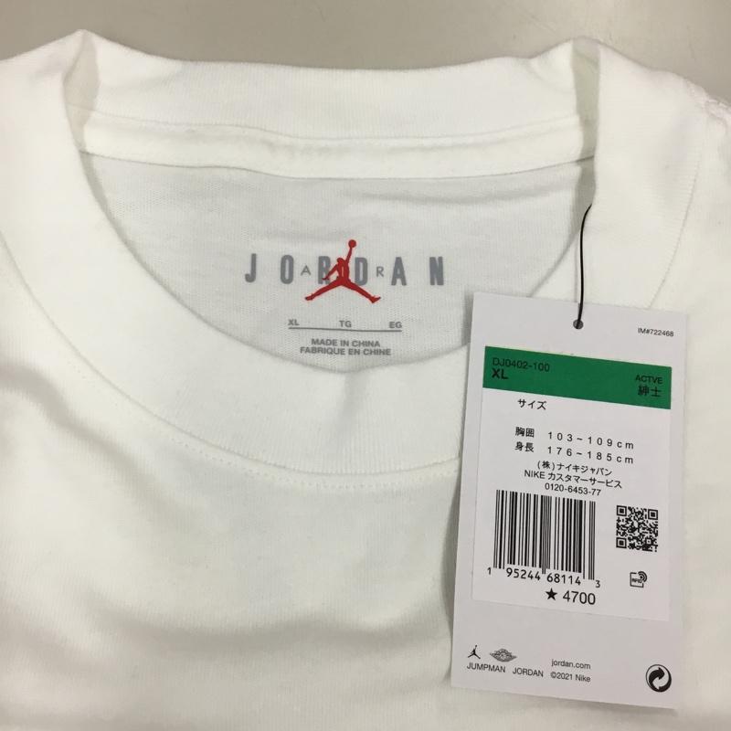 ナイキ NIKE Tシャツ 半袖 DJ0402-100 パリSG ジョーダン クルーネック タグ付き XL プリント 白 / ホワイト /  メンズ USED 古着 中古 10121254