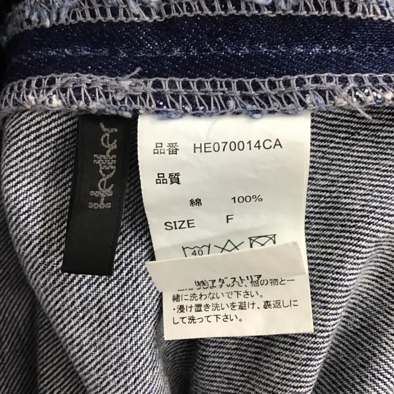 ヘザー Heather ワンピース ロングスカート HE070014CA デニムワンピース キャミワンピース FREE 無地 青 / ブルー /  レディース USED 古着 中古 10122111