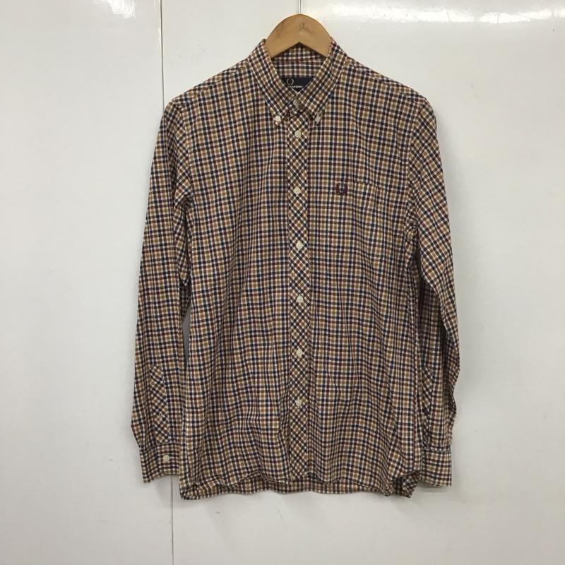 フレッドペリー FRED PERRY シャツ、ブラウス 長袖 長袖シャツ チェックシャツ カラーシャツ ボタンダウンシャツ M チェック マルチカラー / マルチカラー /  メンズ USED 古着 中古 10131109