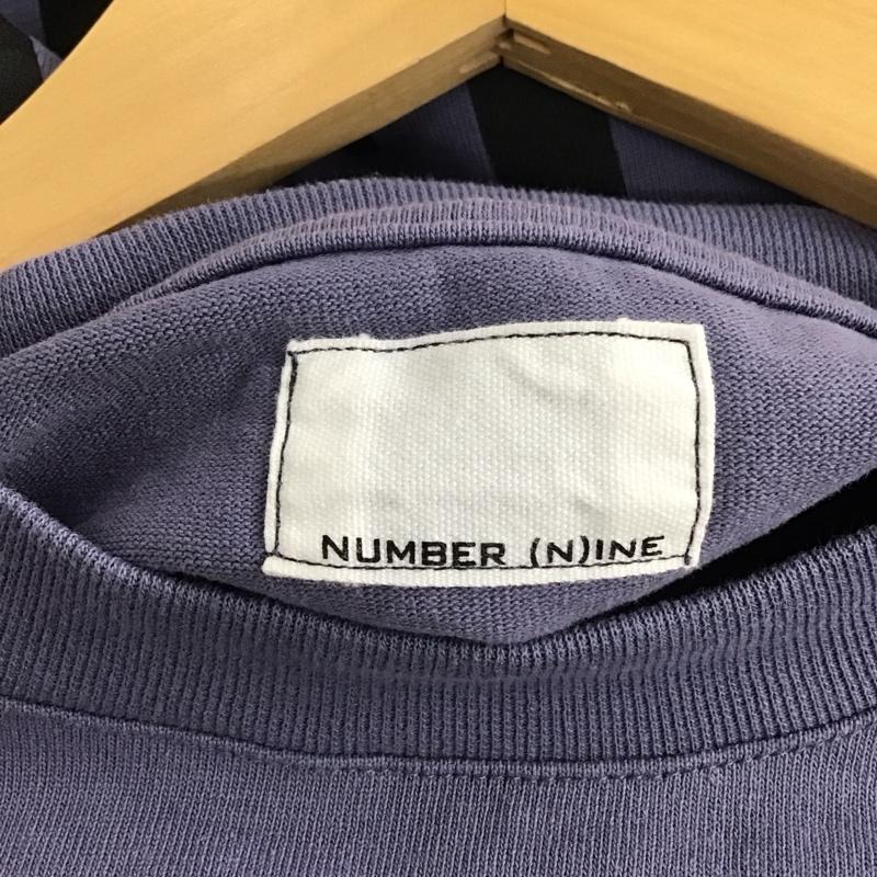 ナンバーナイン NUMBER (N)INE カットソー 半袖 半袖カットソー 無地Tシャツ クルーネックカットソー 3 無地 紫 / パープル /  メンズ USED 古着 中古 10149932