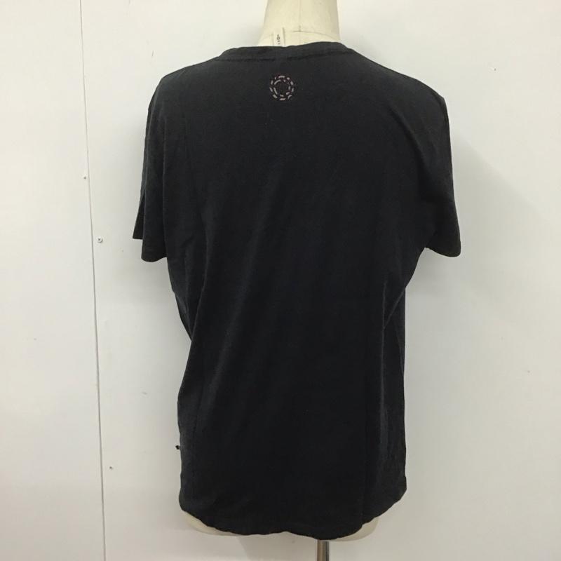 グラム glamb Tシャツ 半袖 半袖カットソー プリントTシャツ クルーネックカットソー 3 プリント 黒 / ブラック /  メンズ USED 古着 中古 10107495