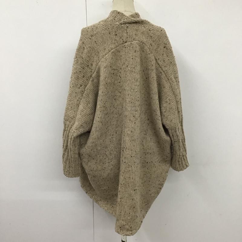 ニコアンド niko and... カーディガン 長袖 無地 ベージュ / ベージュ /  レディース USED 古着 中古 10121560