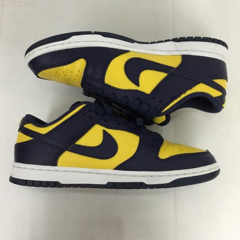 ナイキ NIKE スニーカー スニーカー DD1391-700 DUNK LOW RETRO 26.5cm 箱有 26.5cm ロゴ、文字 紺 / ネイビー / X 黄 / イエロー /  メンズ USED 古着 中古 10131076