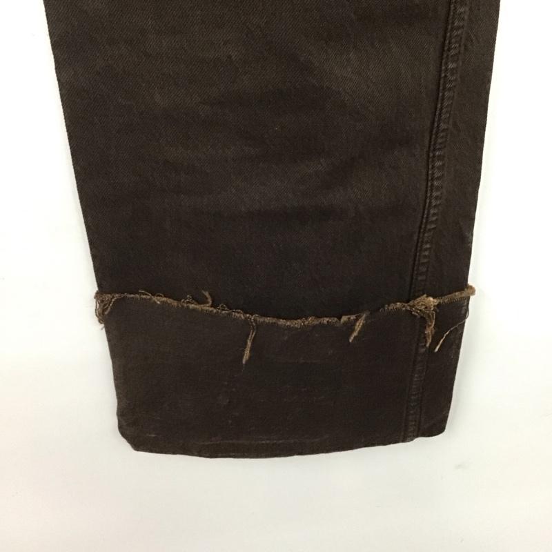 ザラ ZARA パンツ デニム、ジーンズ 36 無地 茶 / ブラウン /  レディース USED 古着 中古 10143740
