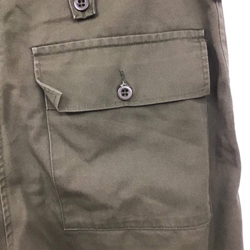 ミリタリー ミリタリー パンツ ワークパンツ、ペインターパンツ ミリタリーパンツ 古着 ワイドパンツ カジュアルパンツ ストレートパンツ 無地 カーキ / カーキ /  メンズ USED 古着 中古 10110396