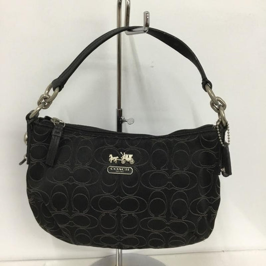 コーチ COACH ハンドバッグ ハンドバッグ 44326 ミニバッグ 総柄 黒 / ブラック /  レディース USED 古着 中古 10148465