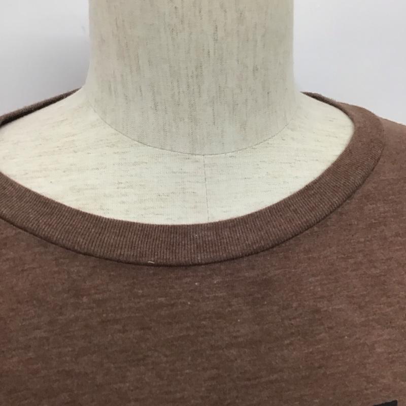 エクストララージ XLARGE Tシャツ 半袖 半袖カットソー プリントTシャツ クルーネックカットソー L プリント 茶 / ブラウン /  メンズ USED 古着 中古 10106764