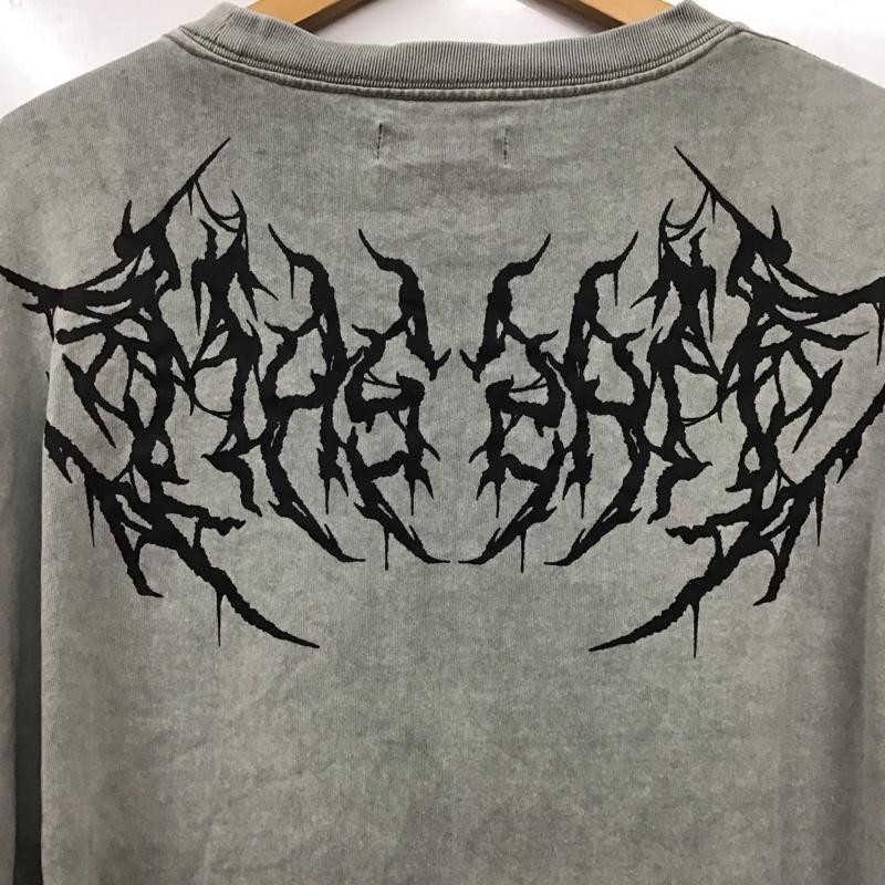 ガルフィー GALFY Tシャツ 長袖 XL キャラクター 灰 / グレー /  メンズ USED 古着 中古 10130892