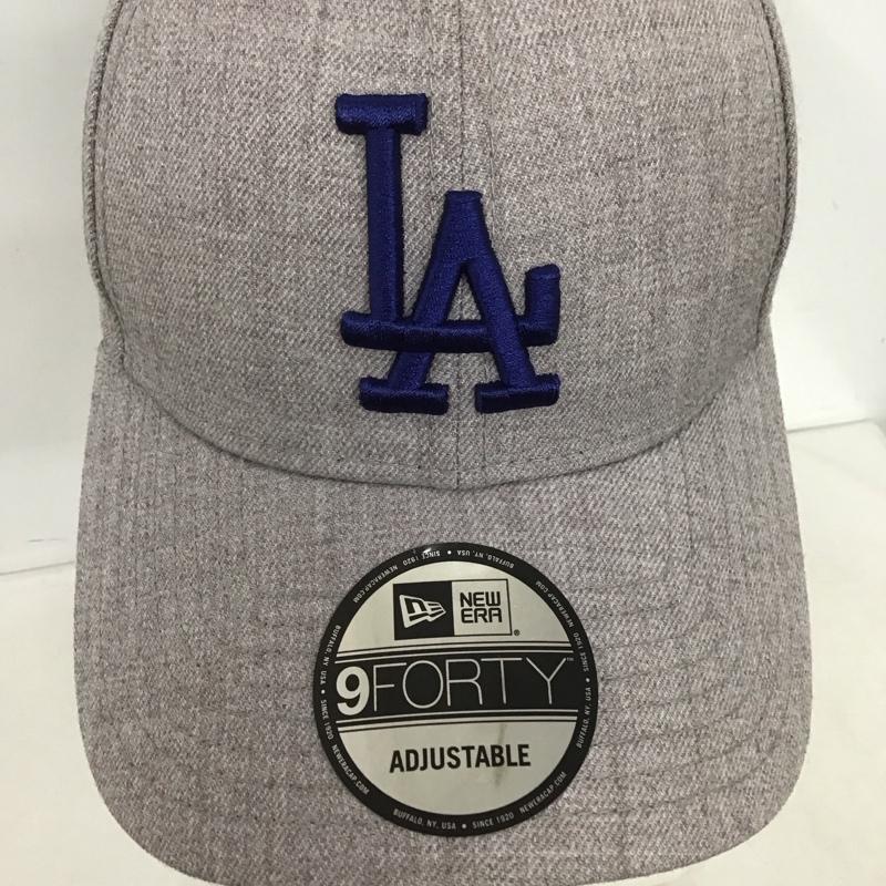 ニューエラ NEW ERA 帽子 キャップ 9FORTY LA ロゴ、文字 灰 / グレー /  メンズ USED 古着 中古 10148208
