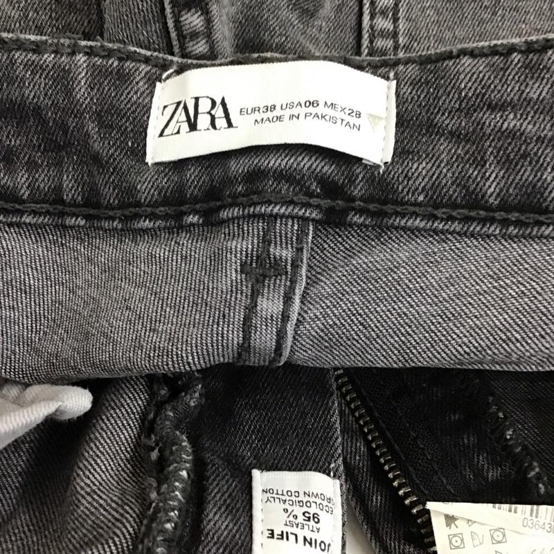 ザラ ZARA パンツ デニム、ジーンズ 3643 014 807 スキニー 無地 黒 / ブラック /  レディース USED 古着 中古 10113657