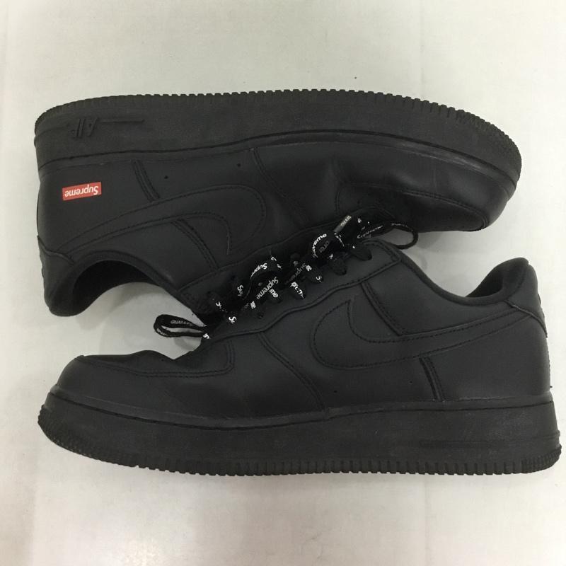 シュプリーム Supreme スニーカー スニーカー CU9225-001 AIR FORCE 1 LOW NIKE 27cm 27.0cm ロゴ、文字 黒 / ブラック /  メンズ USED 古着 中古 10140602