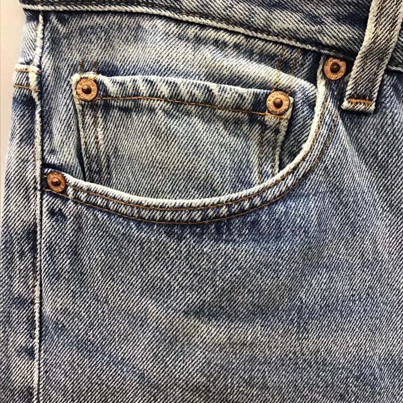 リーバイス Levi s パンツ デニム、ジーンズ デニムパンツ ストレートパンツ スリムパンツ カジュアルパンツ 無地 インディゴ / インディゴ /  メンズ USED 古着 中古 10116296