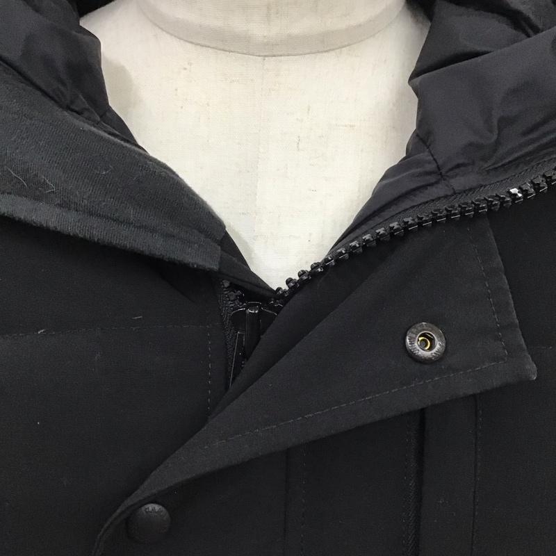カナダグース CANADA GOOSE ジャケット、上着 ダウンジャケット 3805jma CARSONPARKA ジップアップジャケット ダウンジャケット S ロゴ、文字 黒 / ブラック /  メンズ USED 古着 中古 10123965