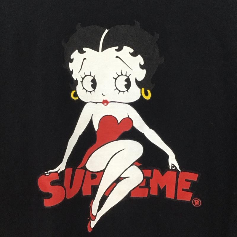 シュプリーム Supreme Tシャツ 半袖 16SS BettyBoopTee プリントTシャツ M プリント 黒 / ブラック /  メンズ USED 古着 中古 10145001
