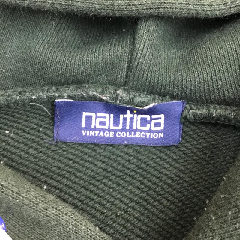 ノーティカ NAUTICA パーカー 長袖 213-1248 XL 無地 緑 / グリーン /  メンズ USED 古着 中古 10143910