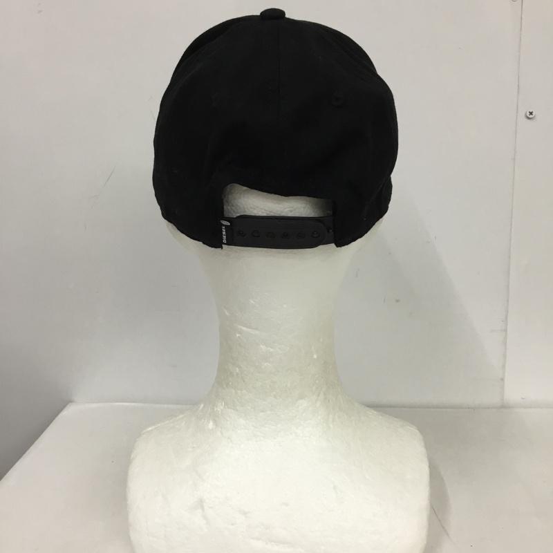 ディーゼル DIESEL 帽子 キャップ スナップバック ロゴ、文字 黒 / ブラック /  レディース USED 古着 中古 10125219