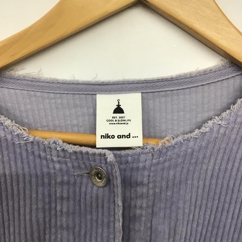 ニコアンド niko and... ジャケット、上着 ジャケット、ブレザー コーデュロイジャケット 無地 紫 / パープル /  レディース USED 古着 中古 10142762