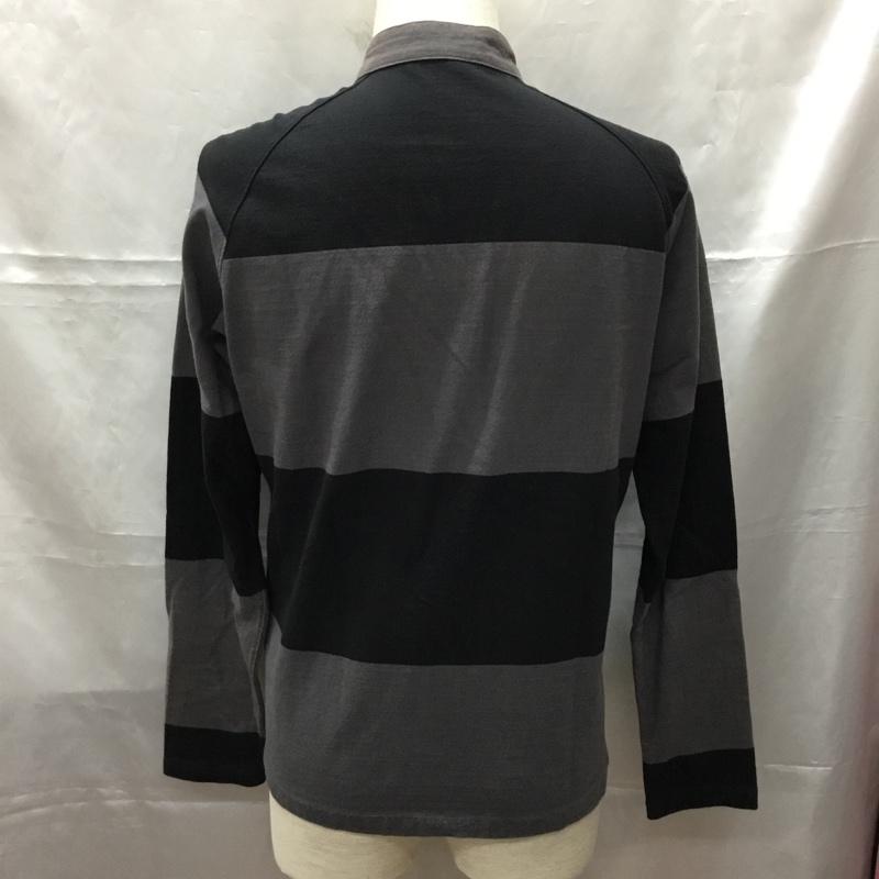 ユナイテッドアローズグリーンレーベルリラクシング UNITED ARROWS green label relaxing ジャケット、上着 ジャケット、ブレザー ジップアップジャケット ジャンパー ジャケット カジュアルジャケット M ボーダー柄 黒 / ブラック / X 灰 / グレー /  メンズ USED 古着 中古 10108773