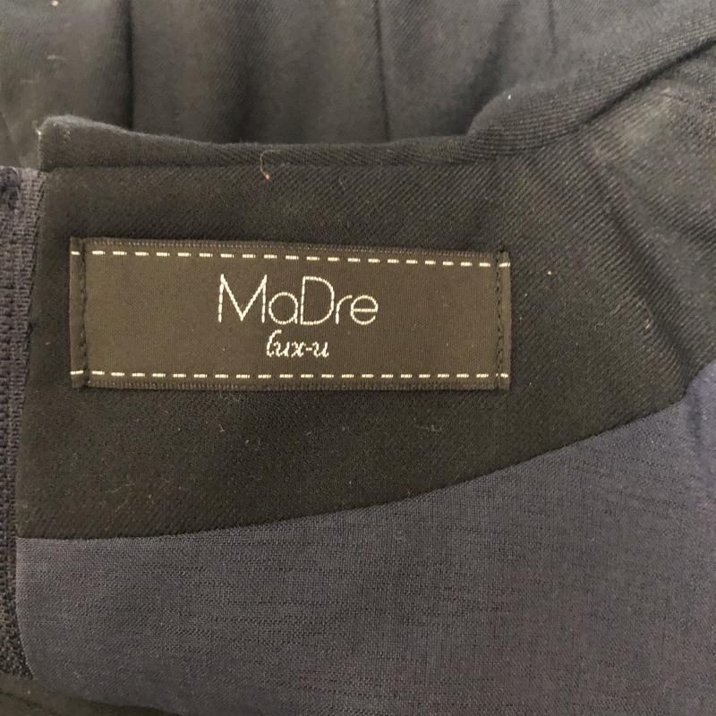 マドーレ MaDre ワンピース ひざ丈スカート 38 無地 黒 / ブラック /  レディース USED 古着 中古 10014888