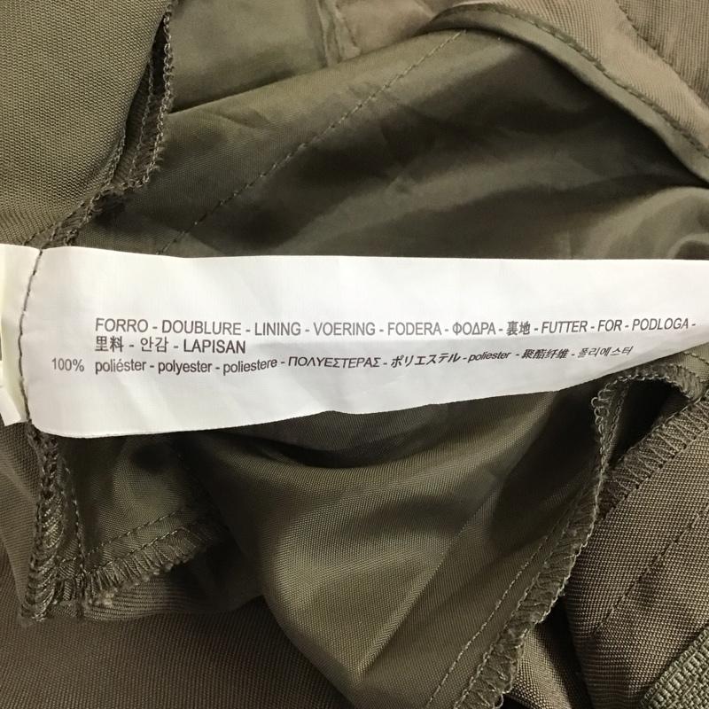 ザラベーシック ZARA BASIC パンツ スラックス 7901 222 505 タックパンツ M 無地 カーキ / カーキ /  レディース USED 古着 中古 10109733