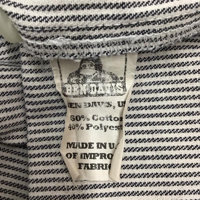 ベンデイビス BEN DAVIS シャツ、ブラウス 長袖 長袖シャツ カラーシャツ ポケットシャツ 長袖カットソー ストライプシャツ L ストライプ マルチカラー / マルチカラー /  メンズ USED 古着 中古 10114384
