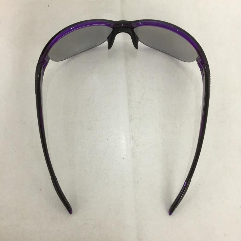 スワンズ Swans めがね・サングラス サングラス LN-0053 LUNA 偏光レンズモデル スポーツサングラス 箱有 ロゴ、文字 黒 / ブラック / X 紫 / パープル /  メンズ USED 古着 中古 10141093