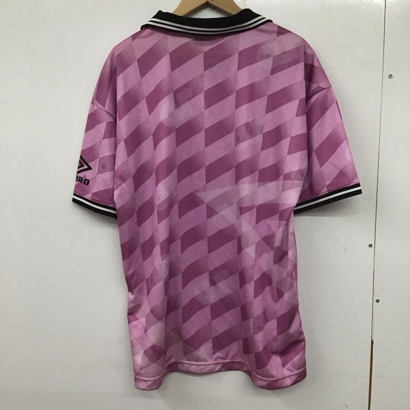 アンブロ UMBRO シャツ、ブラウス 半袖 半袖カットソー プリントTシャツ 半袖シャツ ユニフォーム M プリント 桃 / ピンク /  メンズ USED 古着 中古 10139300