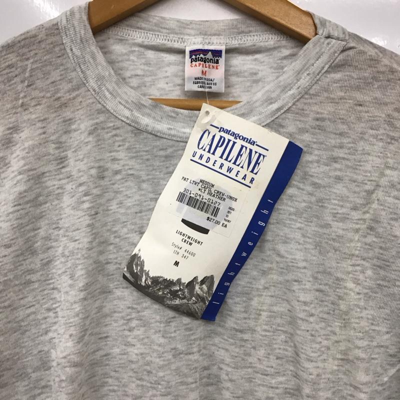 パタゴニア patagonia カットソー 長袖 長袖カットソー 無地カットソー クルーネック 97年 M 無地 灰 / グレー /  メンズ USED 古着 中古 10129031
