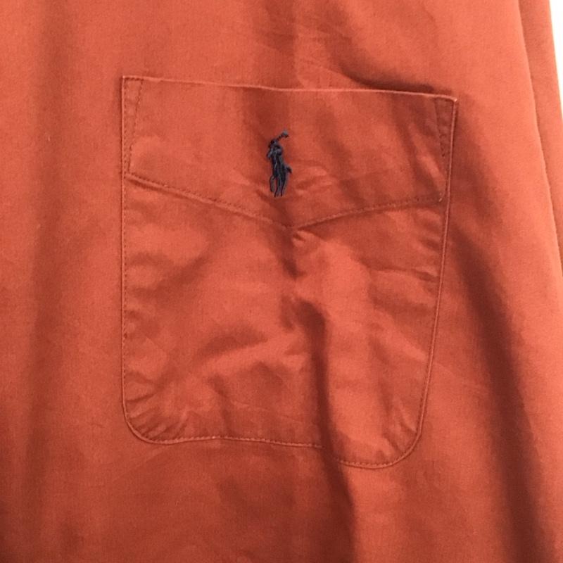 ラルフローレン RALPHLAUREN シャツ、ブラウス 長袖 長袖シャツ 無地シャツ カラーシャツ ボタンダウンシャツ XL 無地 えんじ / ワインレッド /  メンズ USED 古着 中古 10134947