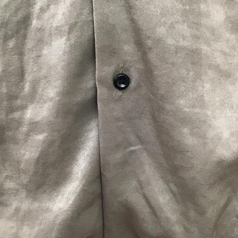 ハレ HARE シャツ、ブラウス 長袖 長袖シャツ カラーシャツ 無地シャツ 長袖カットソー M 無地 茶 / ブラウン /  メンズ USED 古着 中古 10119018