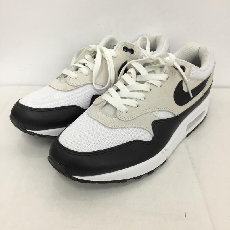 ナイキ NIKE スニーカー スニーカー FZ5808-101 AIR MAX 1 ESS 28cm 28.0cm ロゴ、文字 白 / ホワイト / X 黒 / ブラック /  メンズ USED 古着 中古 10128623