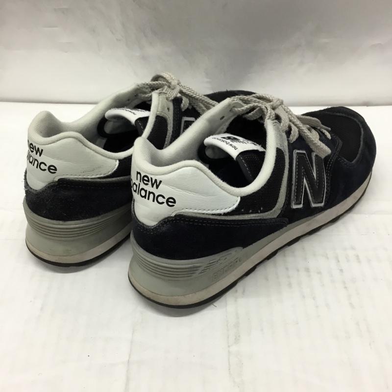 ニューバランス New Balance スニーカー スニーカー ML574EGK 27cm 27.0cm ロゴ、文字 紺 / ネイビー / X 灰 / グレー /  メンズ USED 古着 中古 10107584