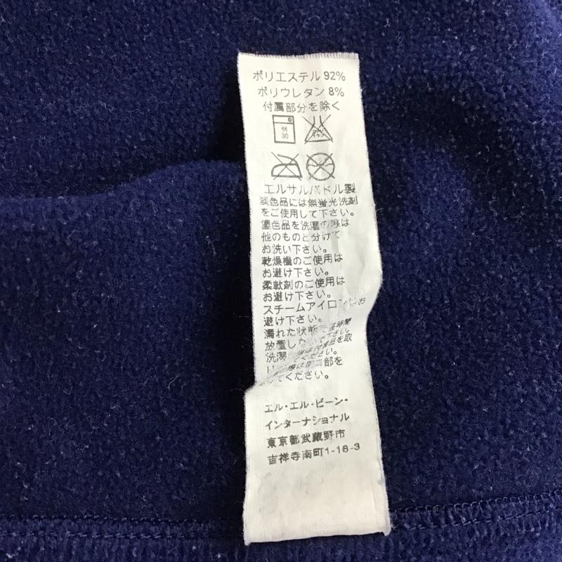 エルエルビーン L.L.Bean ジャケット、上着 ジャンパー、ブルゾン ジップアップジャケット ジャンパー ジャケット カジュアルジャケット アウター XL ロゴ、文字 青 / ブルー /  メンズ USED 古着 中古 10122796