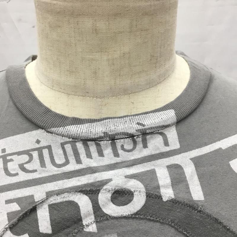 ディーゼル DIESEL Tシャツ 半袖 M プリント 灰 / グレー /  メンズ USED 古着 中古 10106490