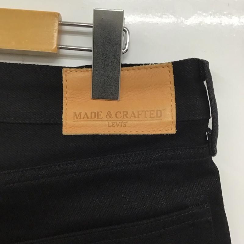 リーバイスメイドアンドクラフテッド Levi s Made & Crafted パンツ デニム、ジーンズ デニムパンツ スリムパンツ カジュアルパンツ 31インチ 無地 黒 / ブラック /  メンズ USED 古着 中古 10133316