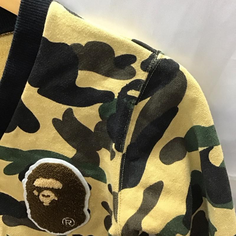ベイプキッズ BAPEKIDS カーディガン 長袖 長袖スウェットカーディガン 前開きスウェット カーディガン 120cm カモフラージュ柄・迷彩 マルチカラー / マルチカラー /  ボーイズ USED 古着 中古 10111665