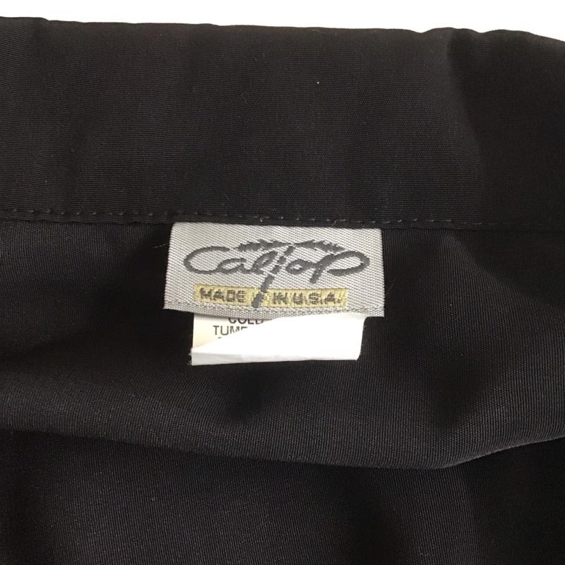 キャルトップ CALTOP シャツ、ブラウス 半袖 半袖シャツ カラーシャツ カジュアルシャツ L 無地 黒 / ブラック /  メンズ USED 古着 中古 10107183