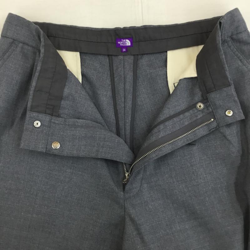 ザ ノースフェイス パープルレーベル THE NORTH FACE PURPLE LABEL パンツ ワークパンツ、ペインターパンツ NT5415N Polyester Wool Oxford Wide Tapered Field Pants 34 無地 チャコールグレー / チャコールグレー /  メンズ USED 古着 中古 10151176