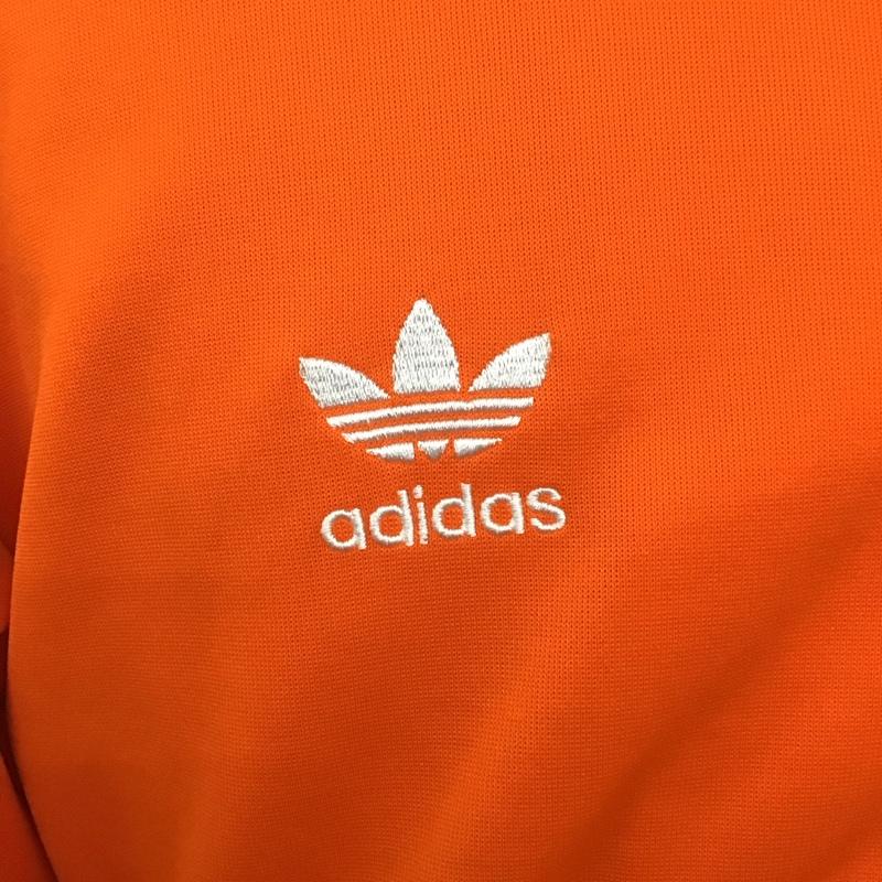 アディダス adidas ジャケット、上着 ジャンパー、ブルゾン 705766 オランダ代表 ジャージ ジップアップジャケット カジュアルジャケット L ロゴ、文字 橙 / オレンジ /  メンズ USED 古着 中古 10107095