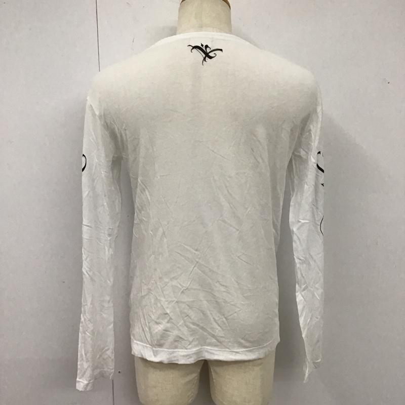 ドリスヴァンノッテン DRIES VAN NOTEN Tシャツ 長袖 S プリント X ロゴ、文字 白 / ホワイト /  メンズ USED 古着 中古 10119742
