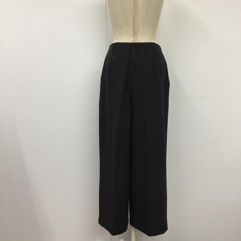 イェッカヴェッカ YECCA VECCA ボトムス ボトムス 70183F30000 ボタンデザインワイドパンツ S 無地 黒 / ブラック /  レディース USED 古着 中古 10117823