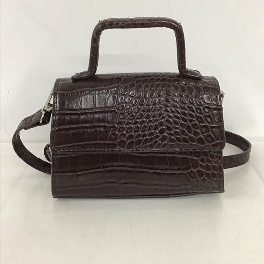 ザラ ZARA ショルダーバッグ ショルダーバッグ ミニバッグ アニマル柄 ダークブラウン / ダークブラウン /  レディース USED 古着 中古 10135274
