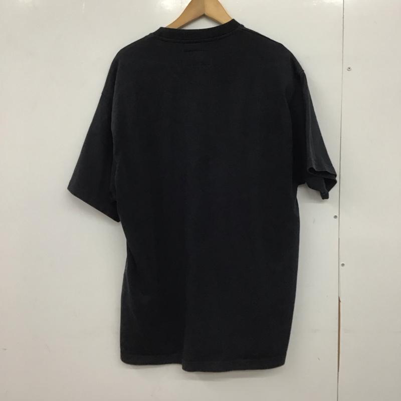 ナイキ NIKE Tシャツ 半袖 半袖カットソー プリントTシャツ クルーネックカットソー XL ロゴ、文字 黒 / ブラック /  メンズ USED 古着 中古 10147856