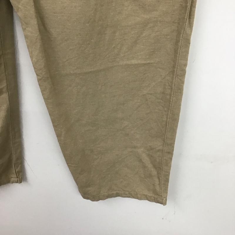 スタディオクリップ studio CLIP パンツ スラックス テーパードパンツ S 無地 ベージュ / ベージュ /  レディース USED 古着 中古 10131921