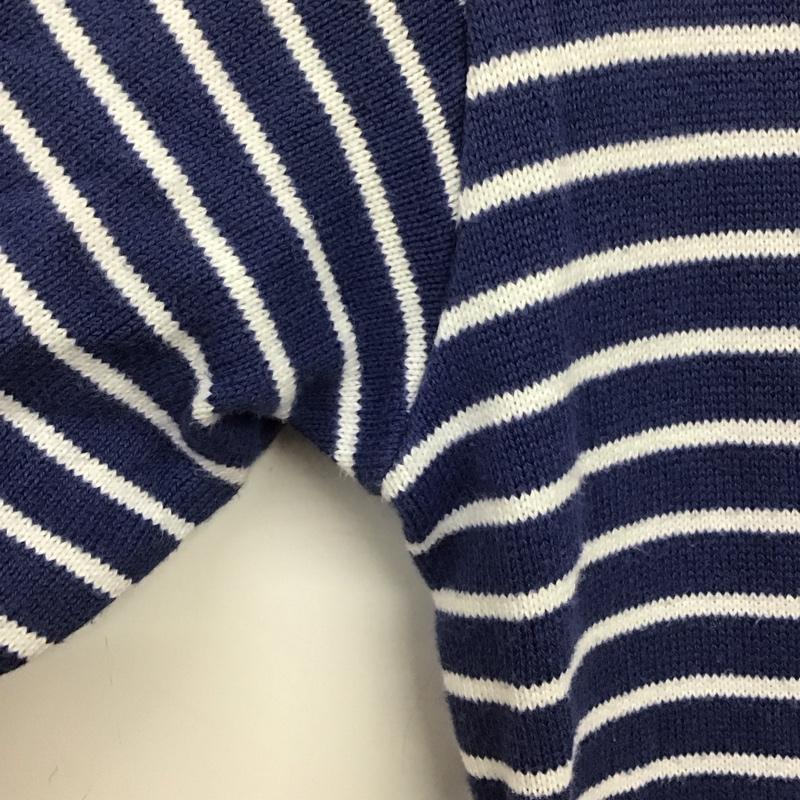 ジョンブル Johnbull ワンピース ロングスカート 長袖ロングワンピース タイトワンピース ボーダー FREE ボーダー柄 白 / ホワイト / X 青 / ブルー /  レディース USED 古着 中古 10142077