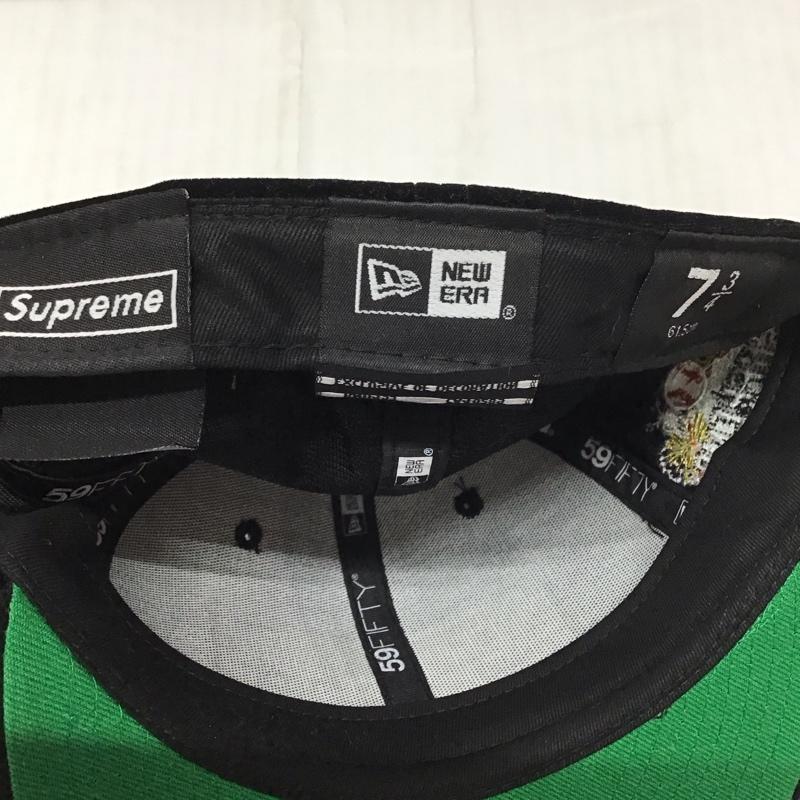 シュプリーム Supreme 帽子 キャップ NEW ERA Velour Box Logo world famous 2022 ロゴ、文字 黒 / ブラック /  メンズ USED 古着 中古 10114327