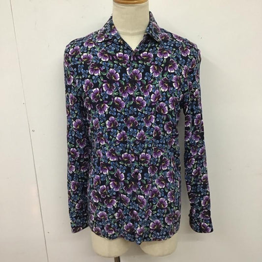 ザラ ZARA シャツ、ブラウス 長袖 長袖シャツ カラーシャツ 長袖カットソー 花柄シャツ M 総柄 マルチカラー / マルチカラー /  メンズ USED 古着 中古 10124678
