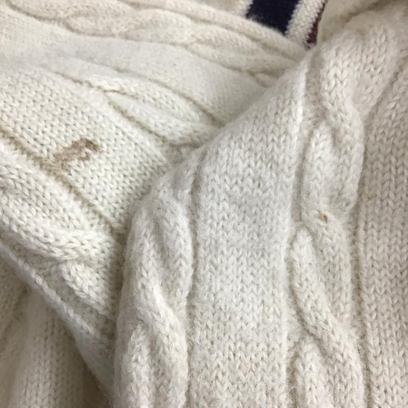 フレッドペリー FRED PERRY ニット、セーター 長袖 長袖ニットカットソー ニット セーター Vネックニット L ロゴ、文字 マルチカラー / マルチカラー /  メンズ USED 古着 中古 10117258