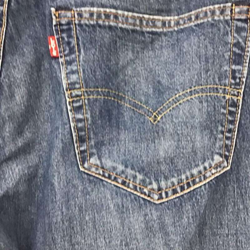 リーバイストラウスアンドコー Levi Strauss & co. パンツ デニム、ジーンズ デニムパンツ ストレートパンツ スリムパンツ カジュアルパンツ 薄手 33インチ 無地 インディゴ / インディゴ /  メンズ USED 古着 中古 10123551
