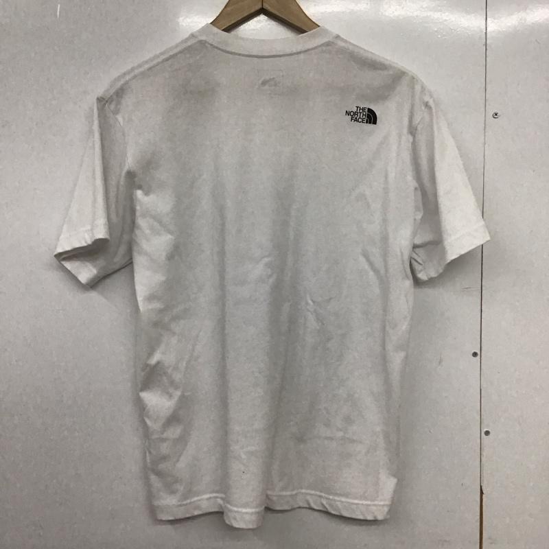 ザノースフェイス THE NORTH FACE Tシャツ 半袖 nt32332a CaliforniaPocketTee 半袖Tシャツ プリントTシャツ M ロゴ、文字 白 / ホワイト /  メンズ USED 古着 中古 10148718